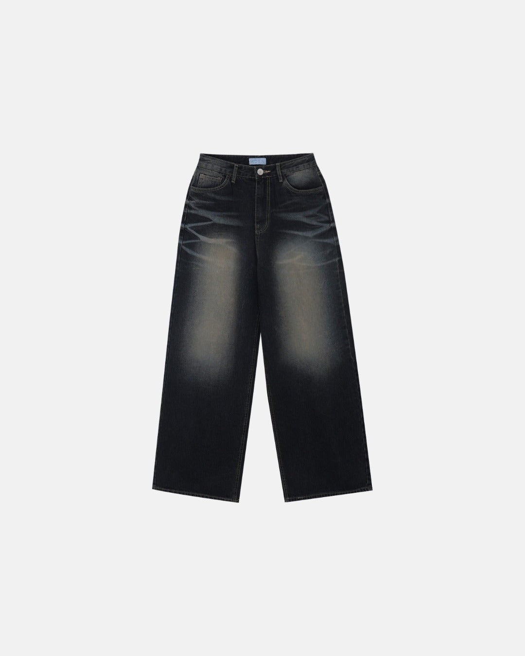 (UNISEX) Stone Domingo Wide Jeans