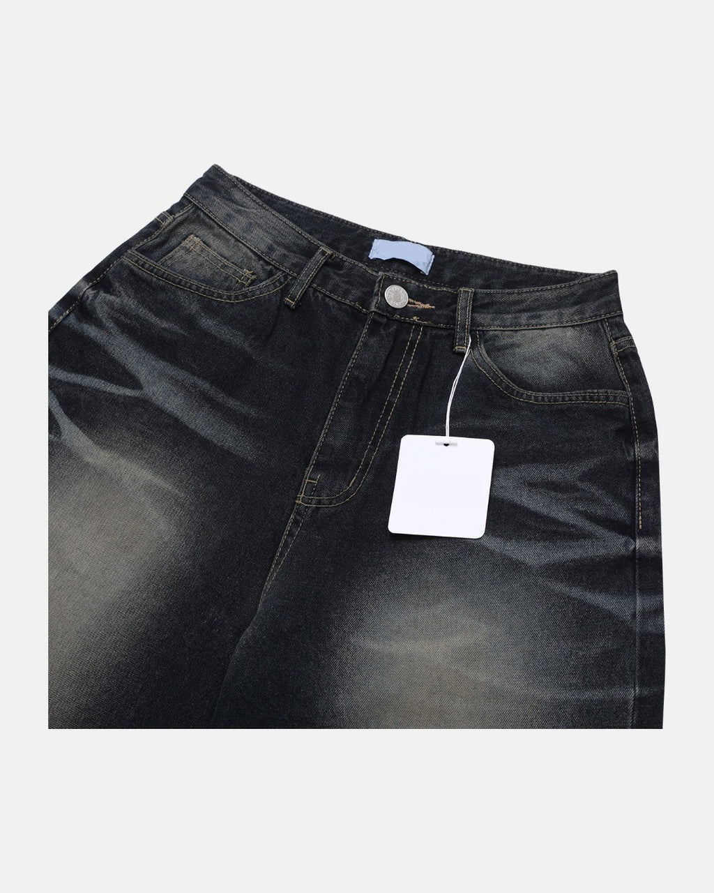 (UNISEX) Stone Domingo Wide Jeans