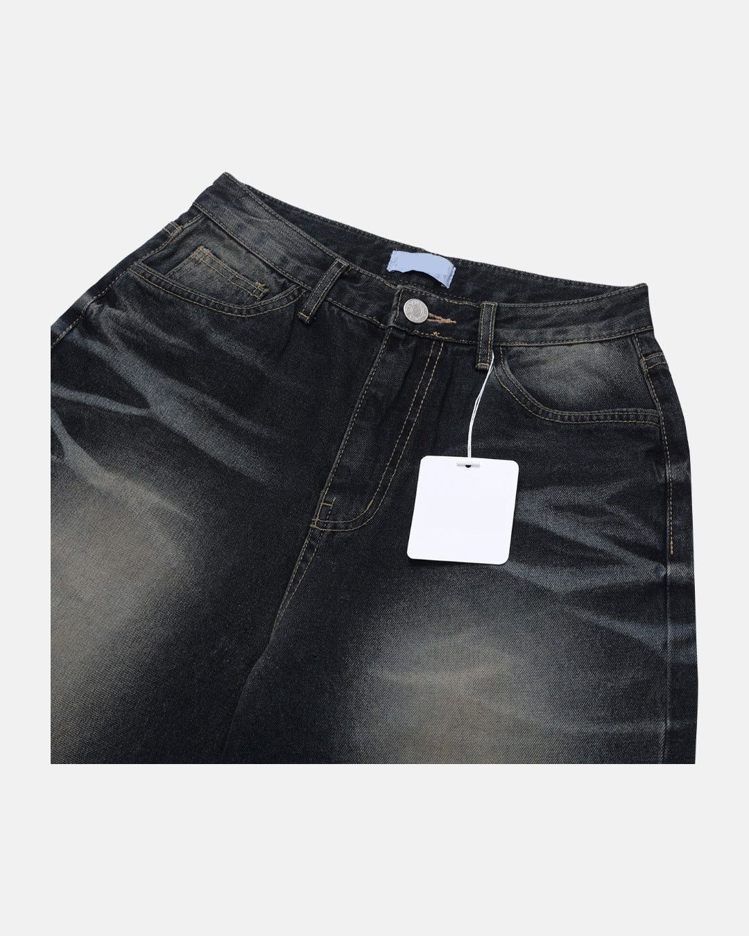 (UNISEX) Stone Domingo Wide Jeans