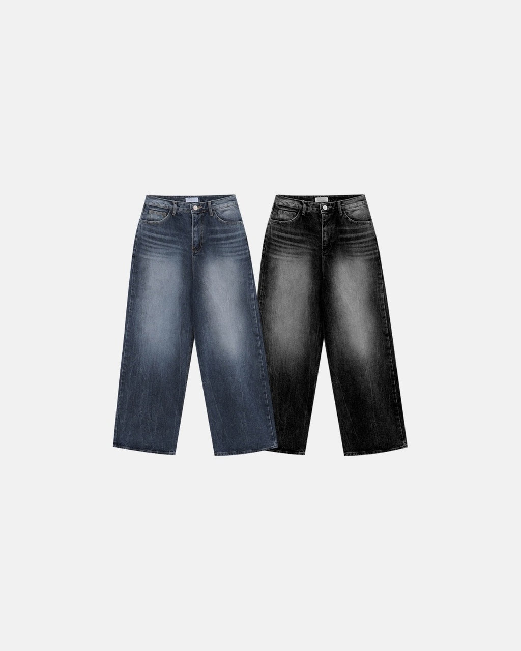 (UNISEX) Thunder Tin Wide Jeans