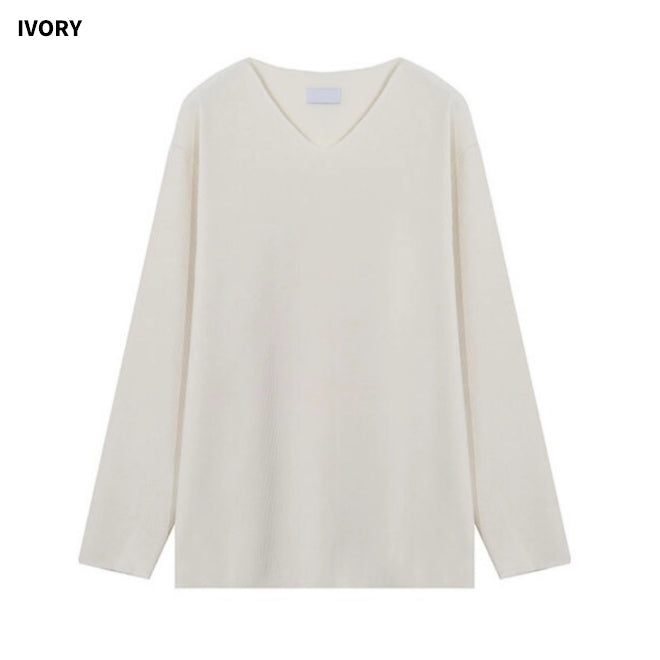 (UNISEX) Brine V-neck Knit