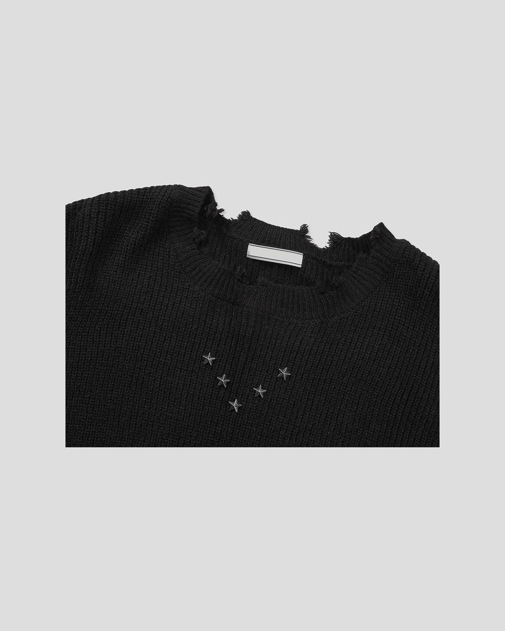 (UNISEX) Studs Over Knit