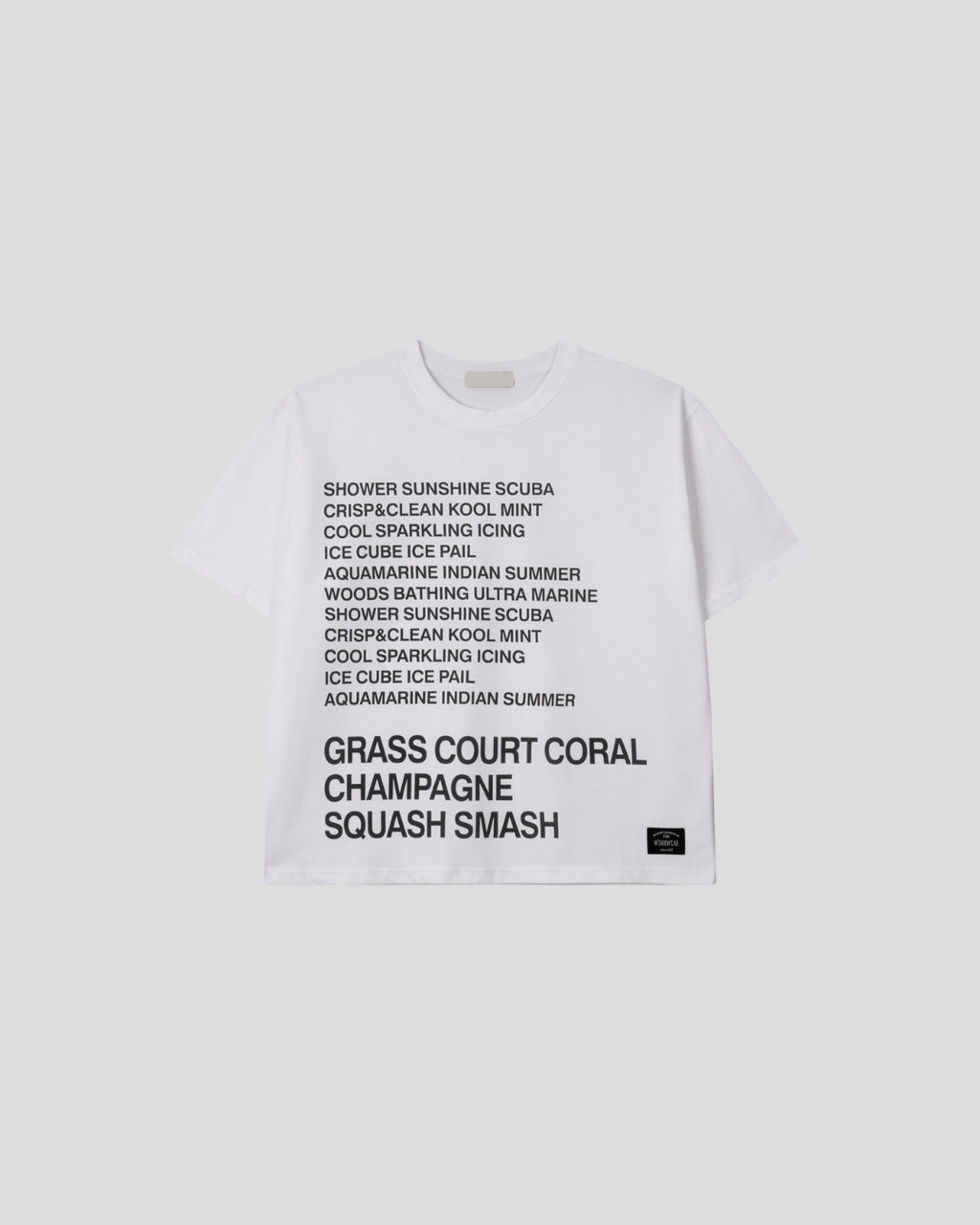 (UNISEX) Ss Slogan Over T-shirt