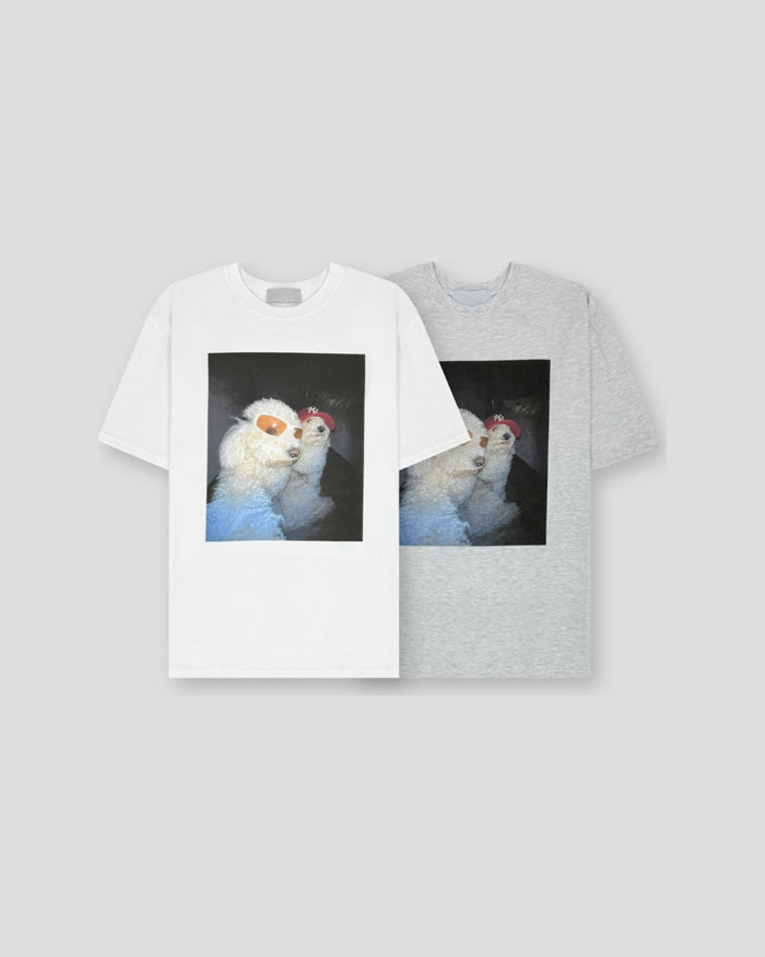 (UNISEX) Hip Dog Tee