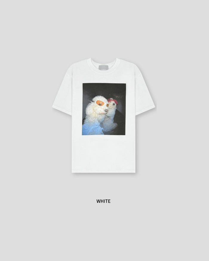 (UNISEX) Hip Dog Tee