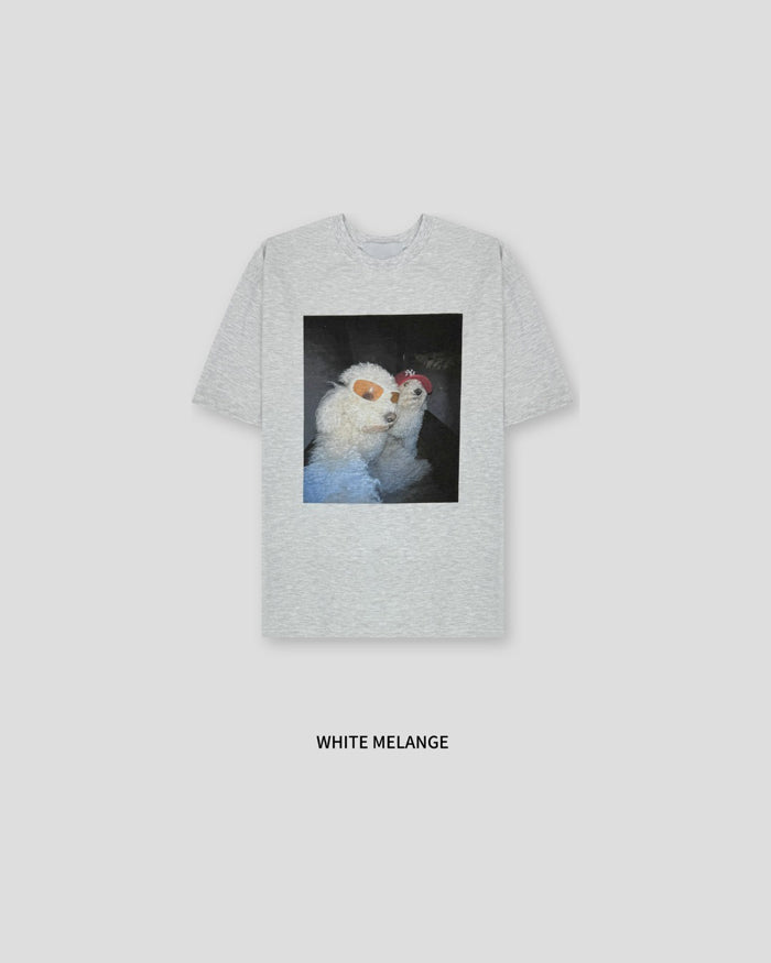 (UNISEX) Hip Dog Tee