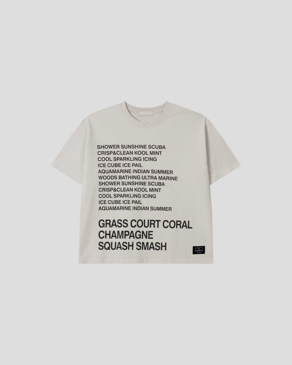 (UNISEX) Ss Slogan Over T-shirt
