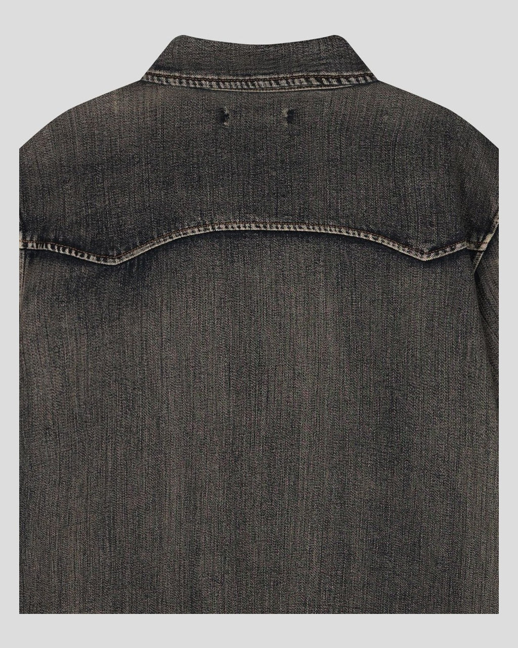 (UNISEX) Slub Denim Over Shirts