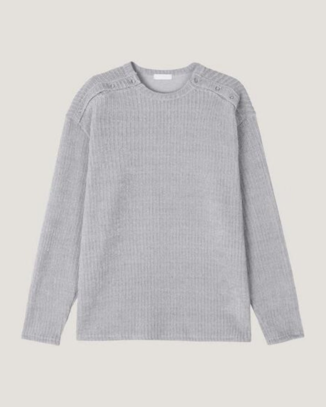 (UNISEX) Double Henley Neck Long Sleeve