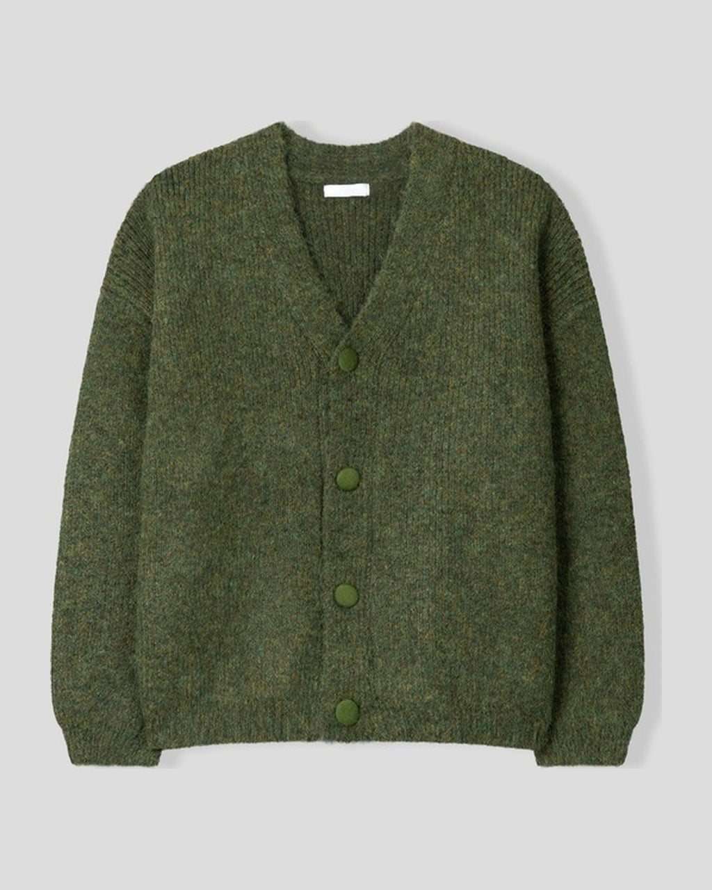 (UNISEX) Bulky Brush Wool Cardigan