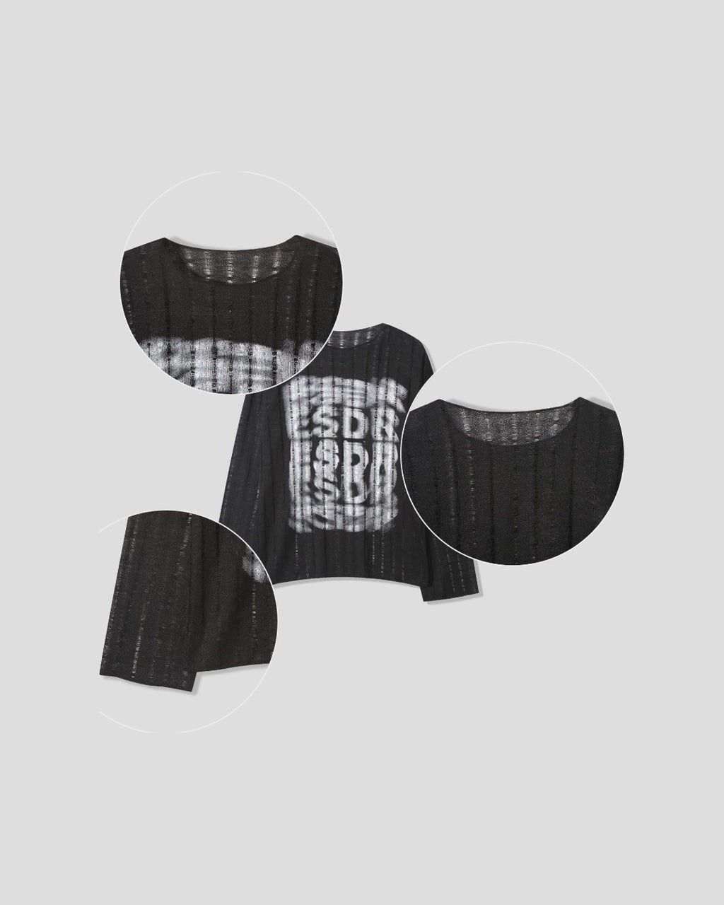 (UNISEX) ESDR Lettering Knit