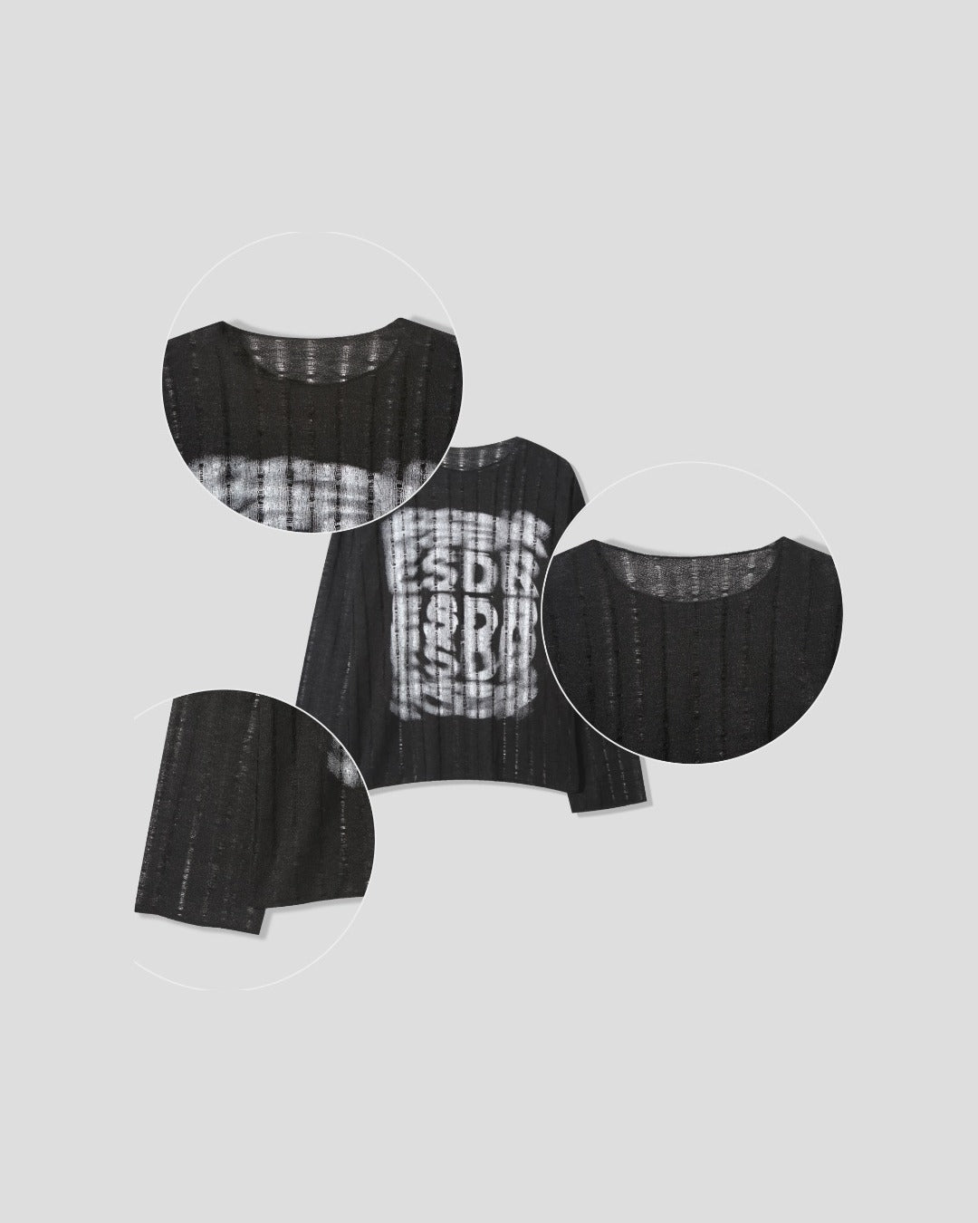 (UNISEX) ESDR Lettering Knit