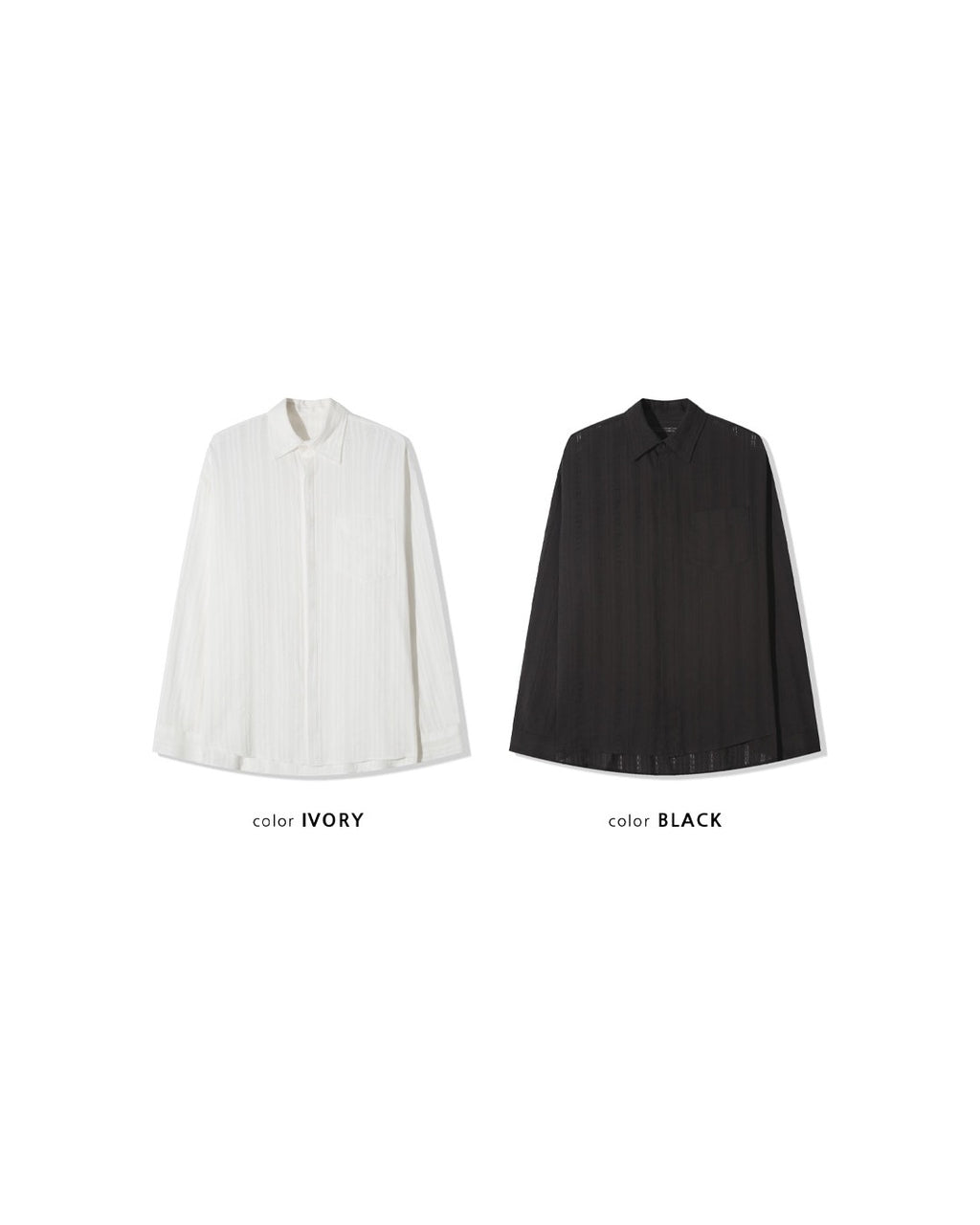 (UNISEX) Airy Lace Net Shirt