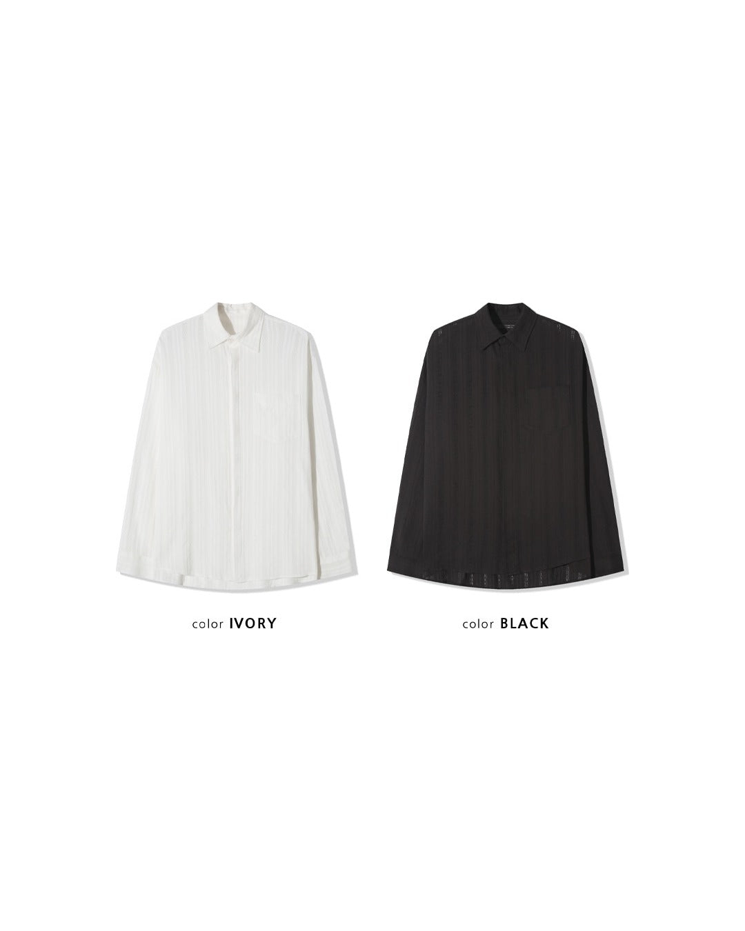(UNISEX) Airy Lace Net Shirt