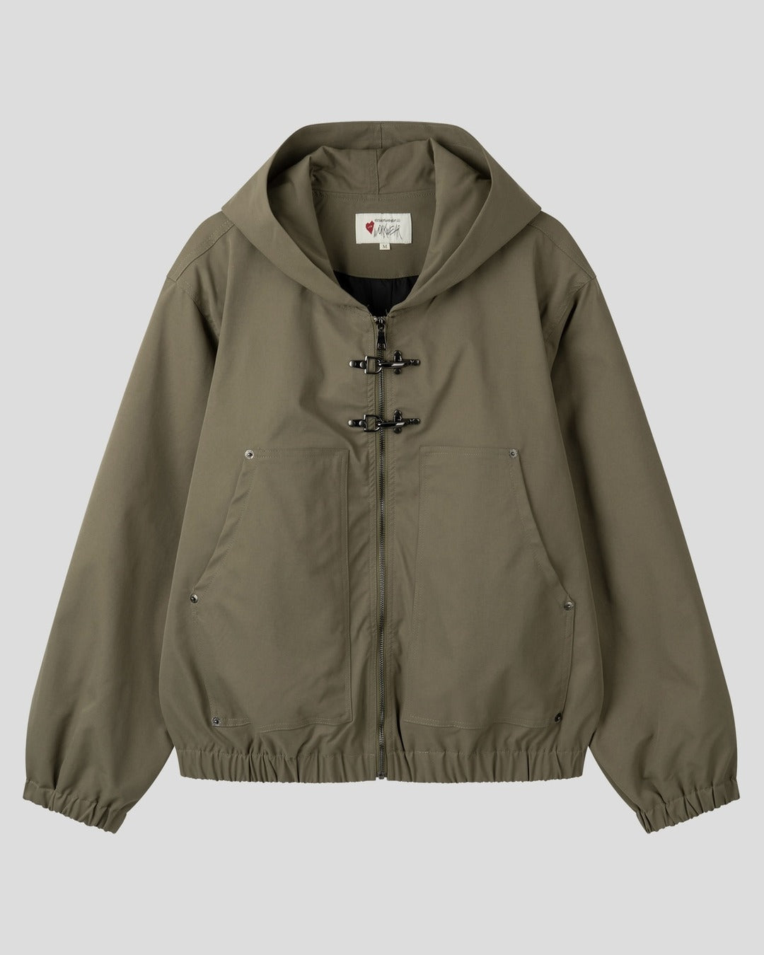 (UNISEX) Buckle Hood Jumper