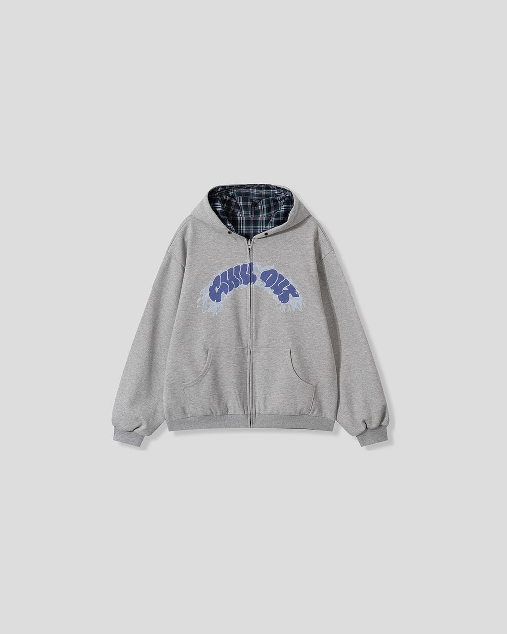 (UNISEX) Chill Reversible Over Hood Zip-Up