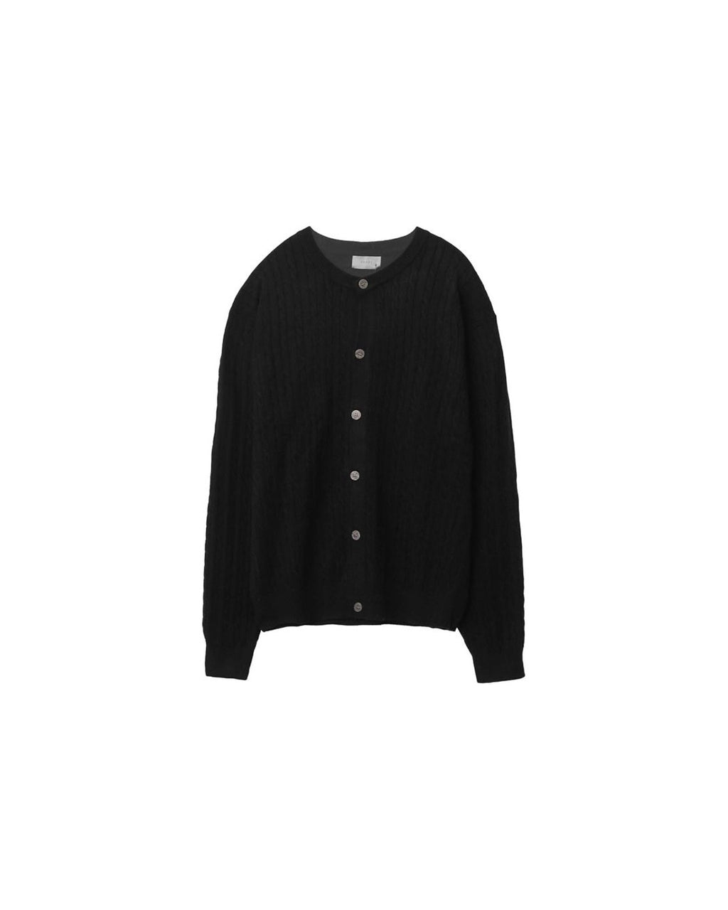 (UNISEX) Brioche Crew Neck Cardigan