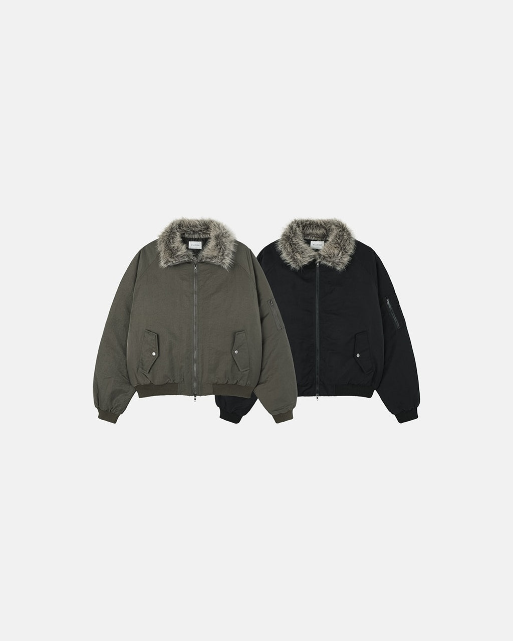 (UNISEX) Fur Trimming Quilted MA-1