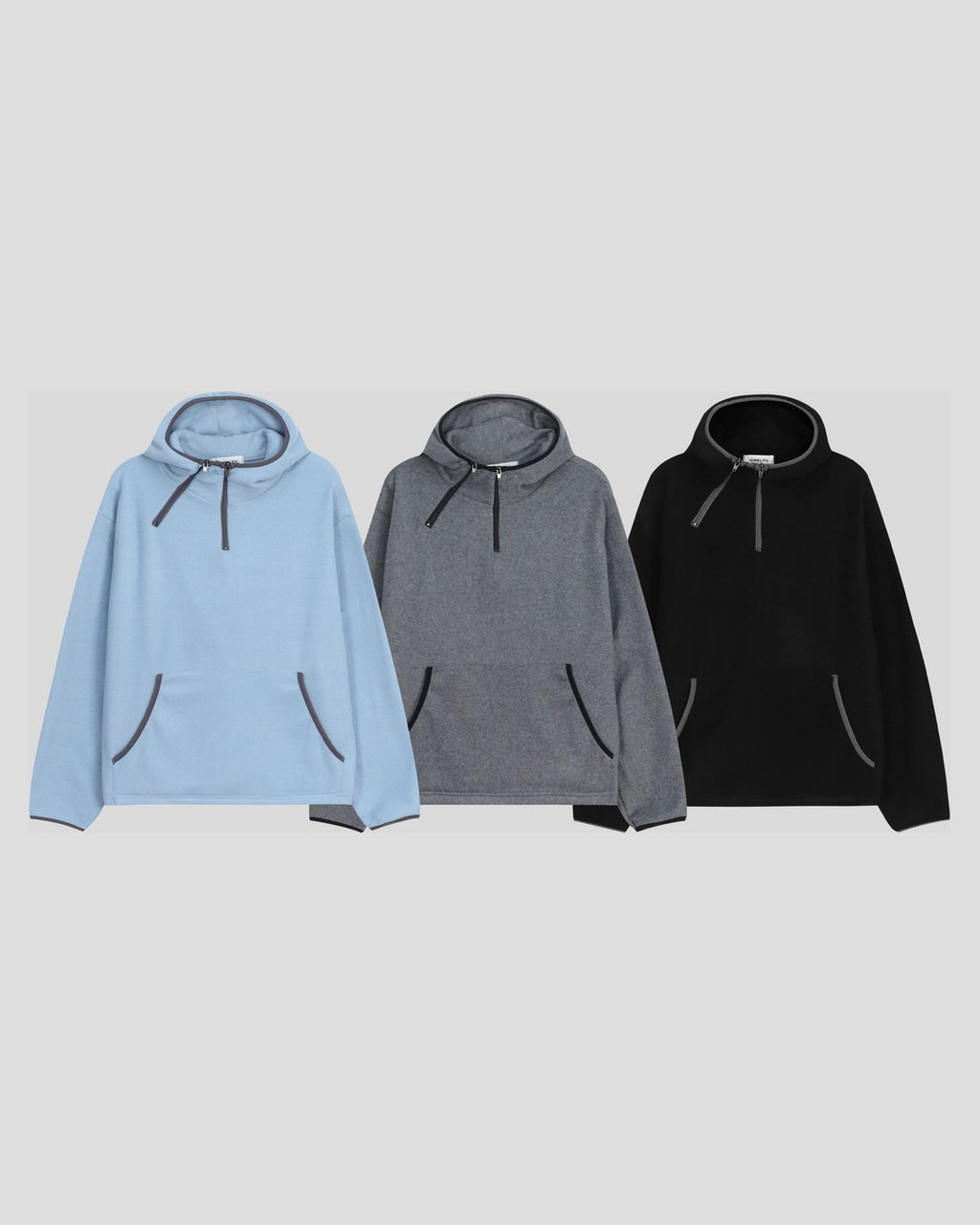 (UNISEX) Alps 2 Zip Fleece Hoodie
