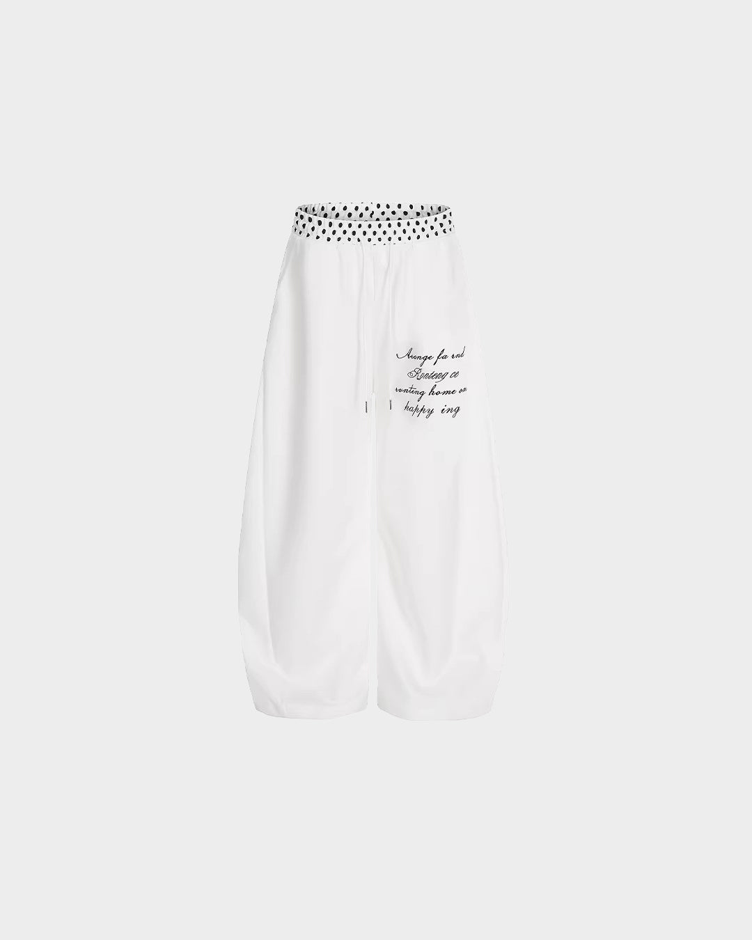 (W's) Dot Banding Wide Sweatpants