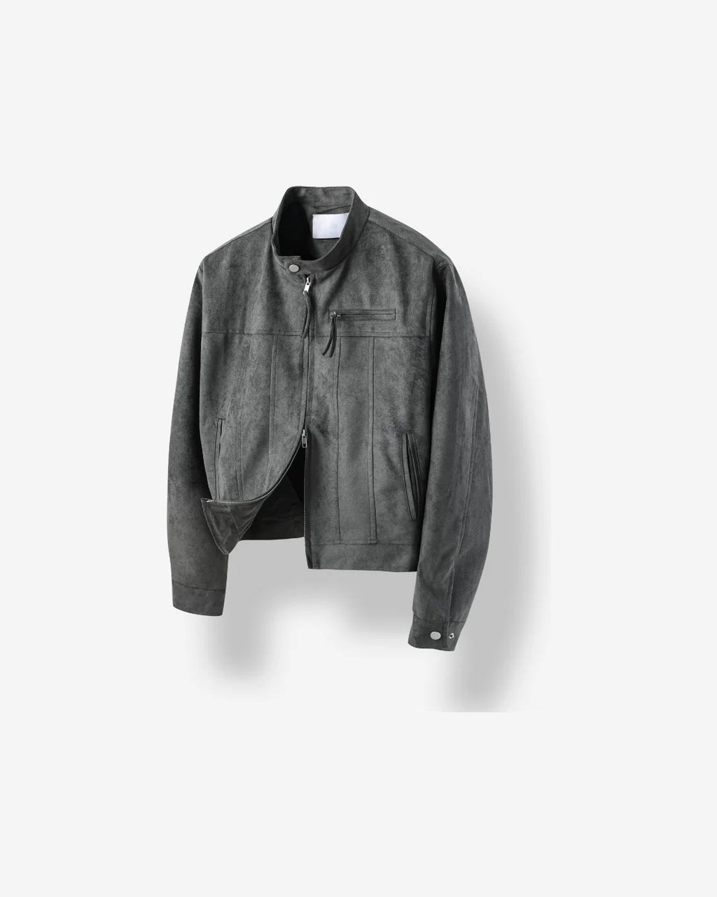 (UNISEX) Le Mans Biker Suede Crop Jacket