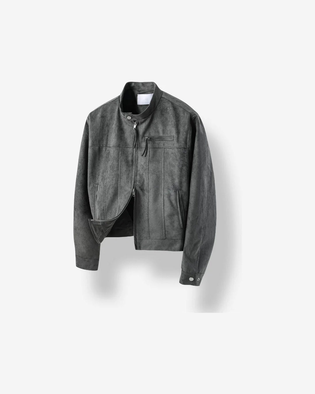 (UNISEX) Le Mans Biker Suede Crop Jacket