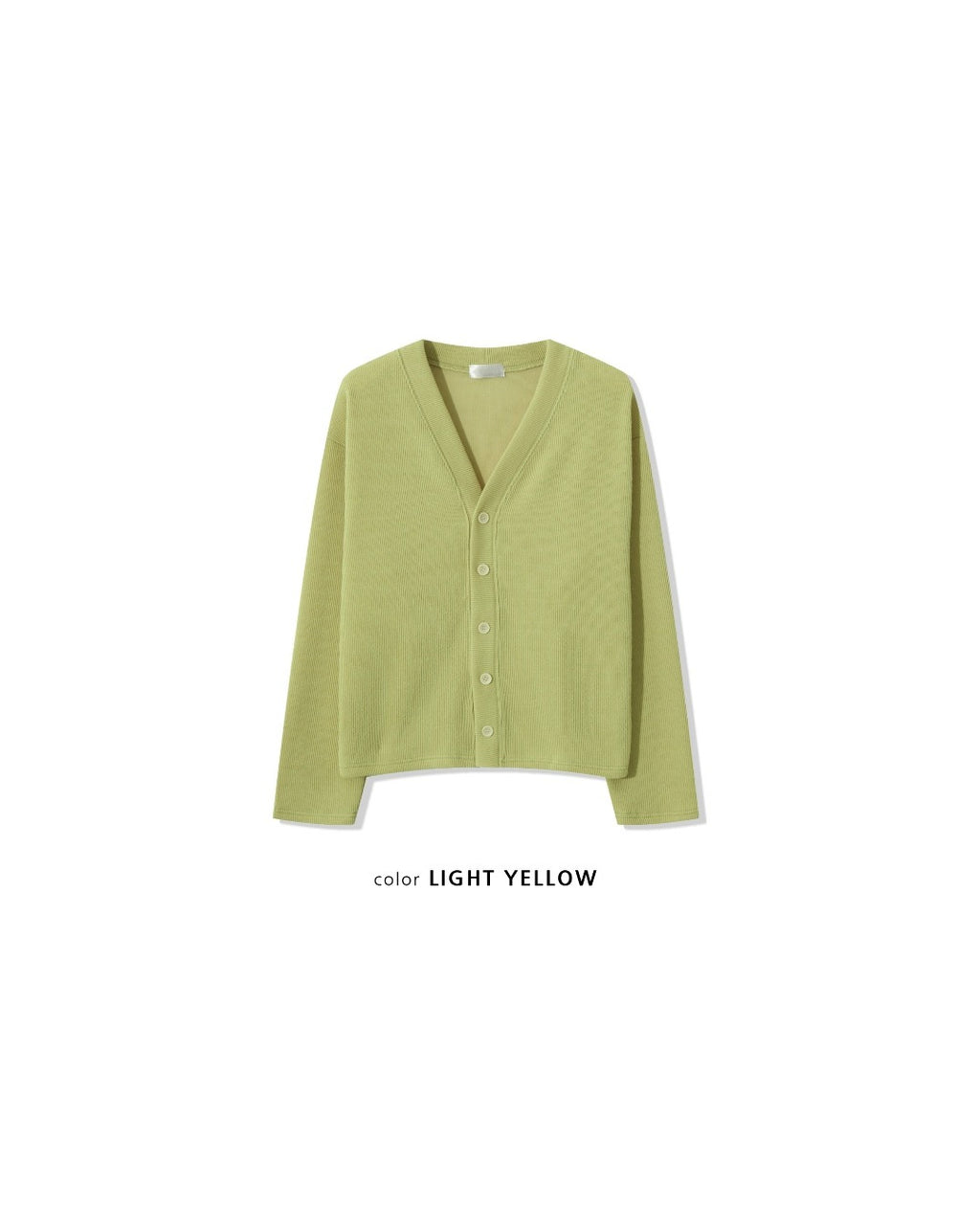 (UNISEX) Knitted V-Neck Cardigan