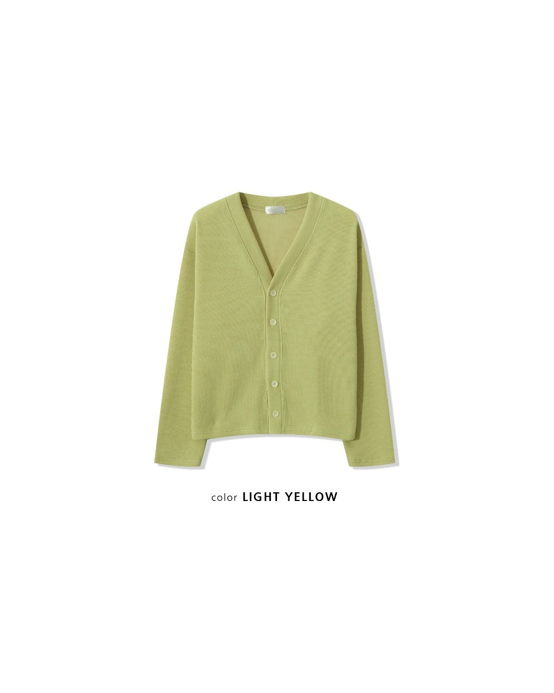 (UNISEX) Knitted V-Neck Cardigan