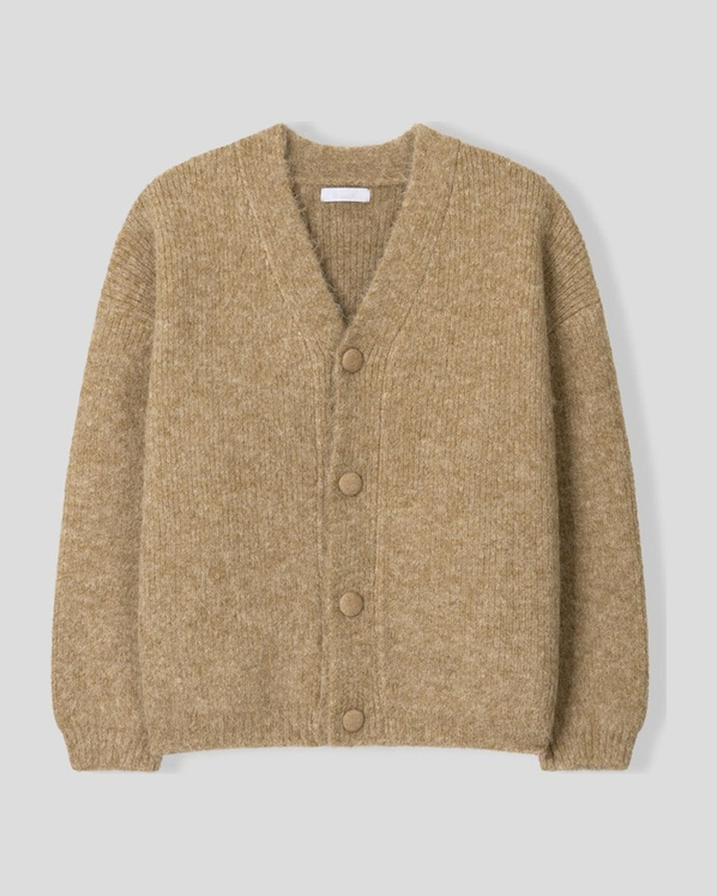 (UNISEX) Bulky Brush Wool Cardigan