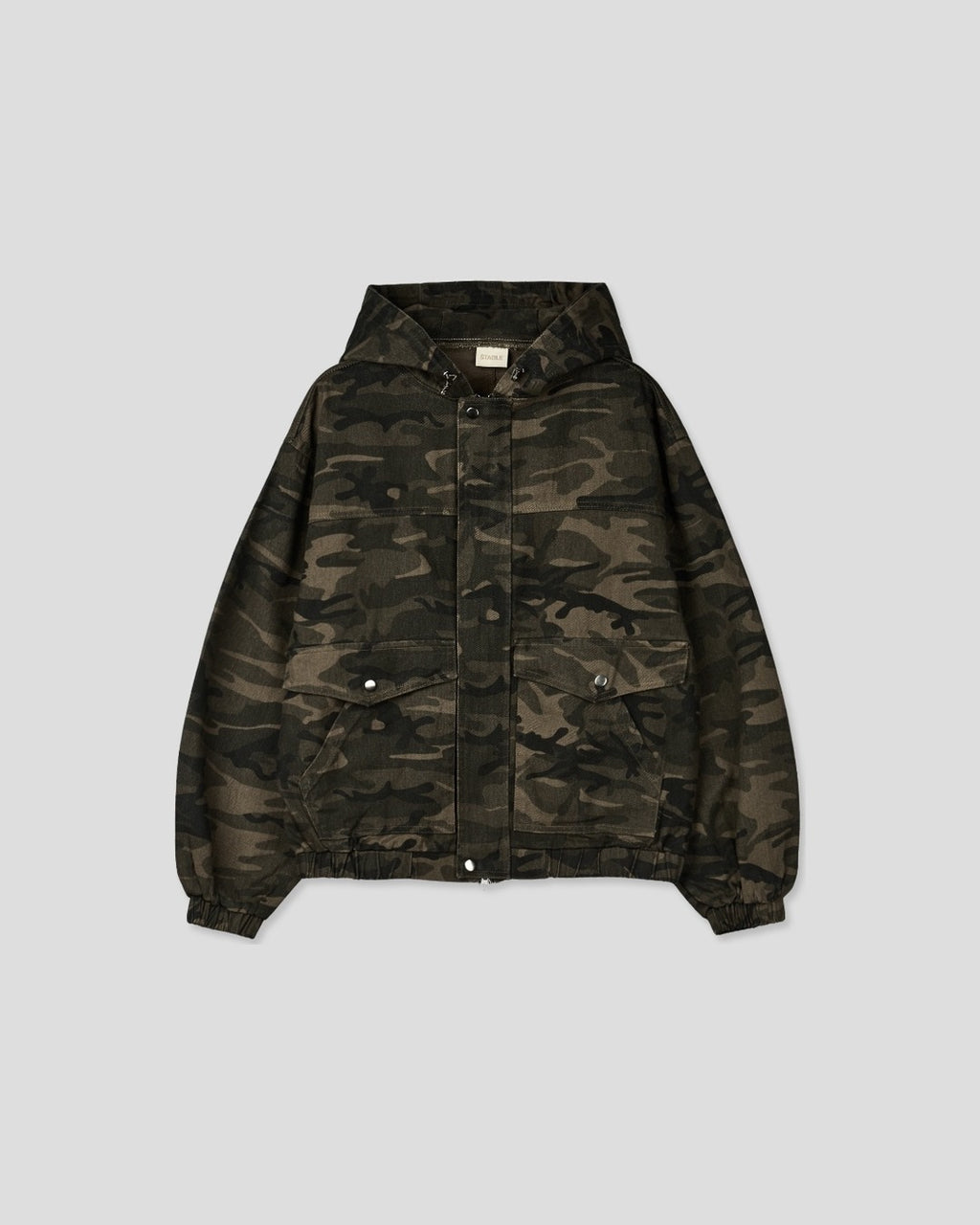 (UNISEX) Over Cotton Hooded Jacket