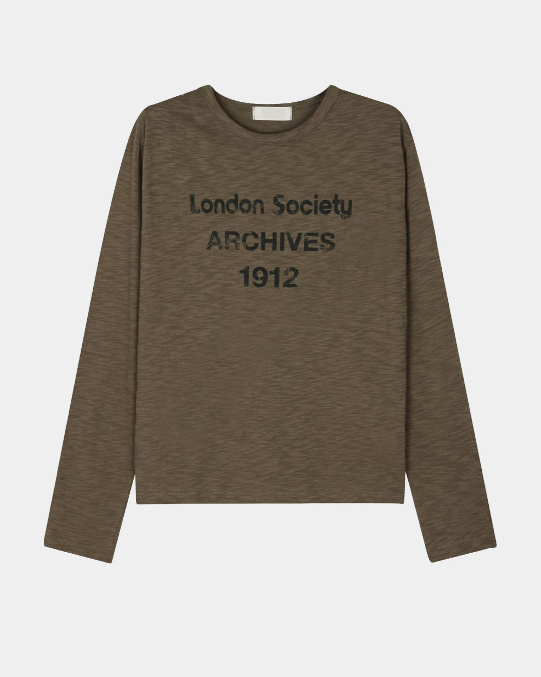 (UNISEX) London Long Sleeve Slub Tee
