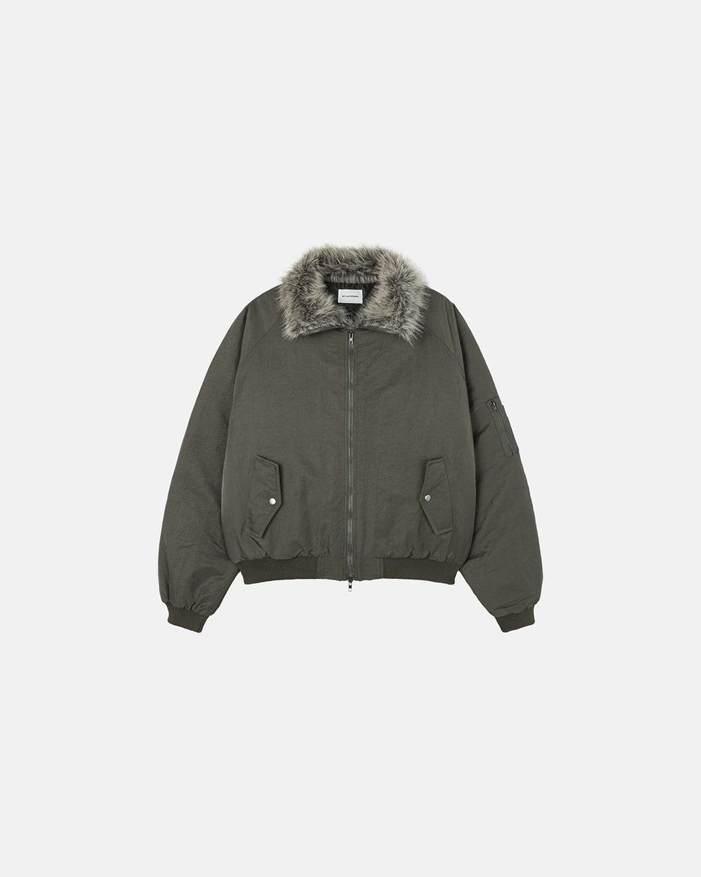 (UNISEX) Fur Trimming Quilted MA-1