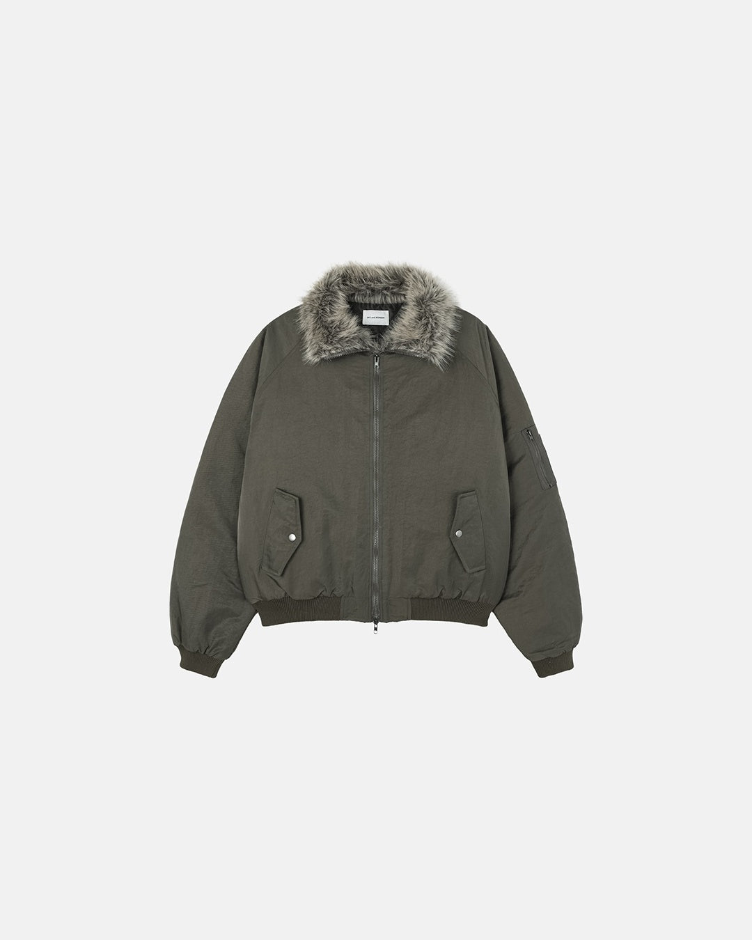 (UNISEX) Fur Trimming Quilted MA-1