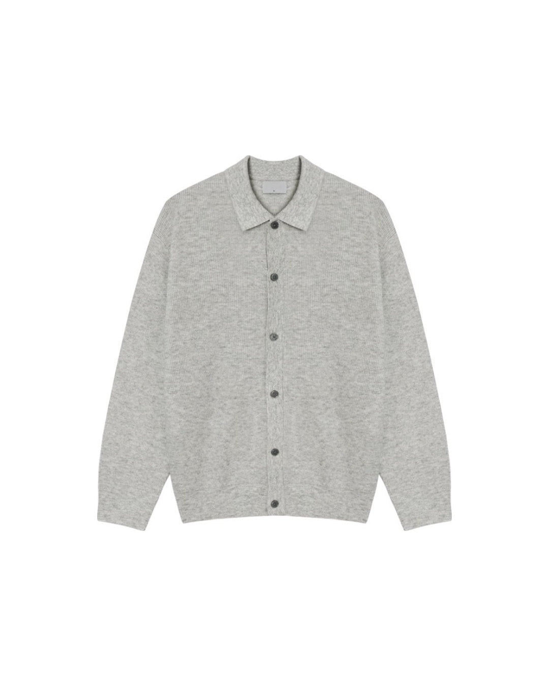(UNISEX) Cashmere Like Soft Collar Cardigan