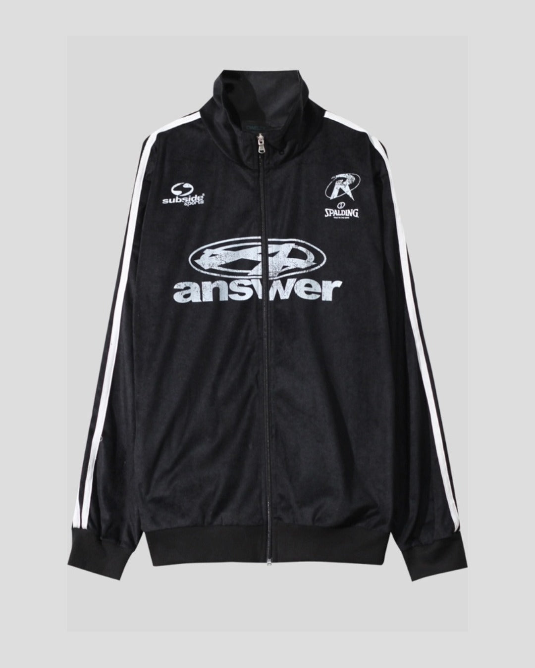 (UNISEX) Velour Track Jersey Jacket