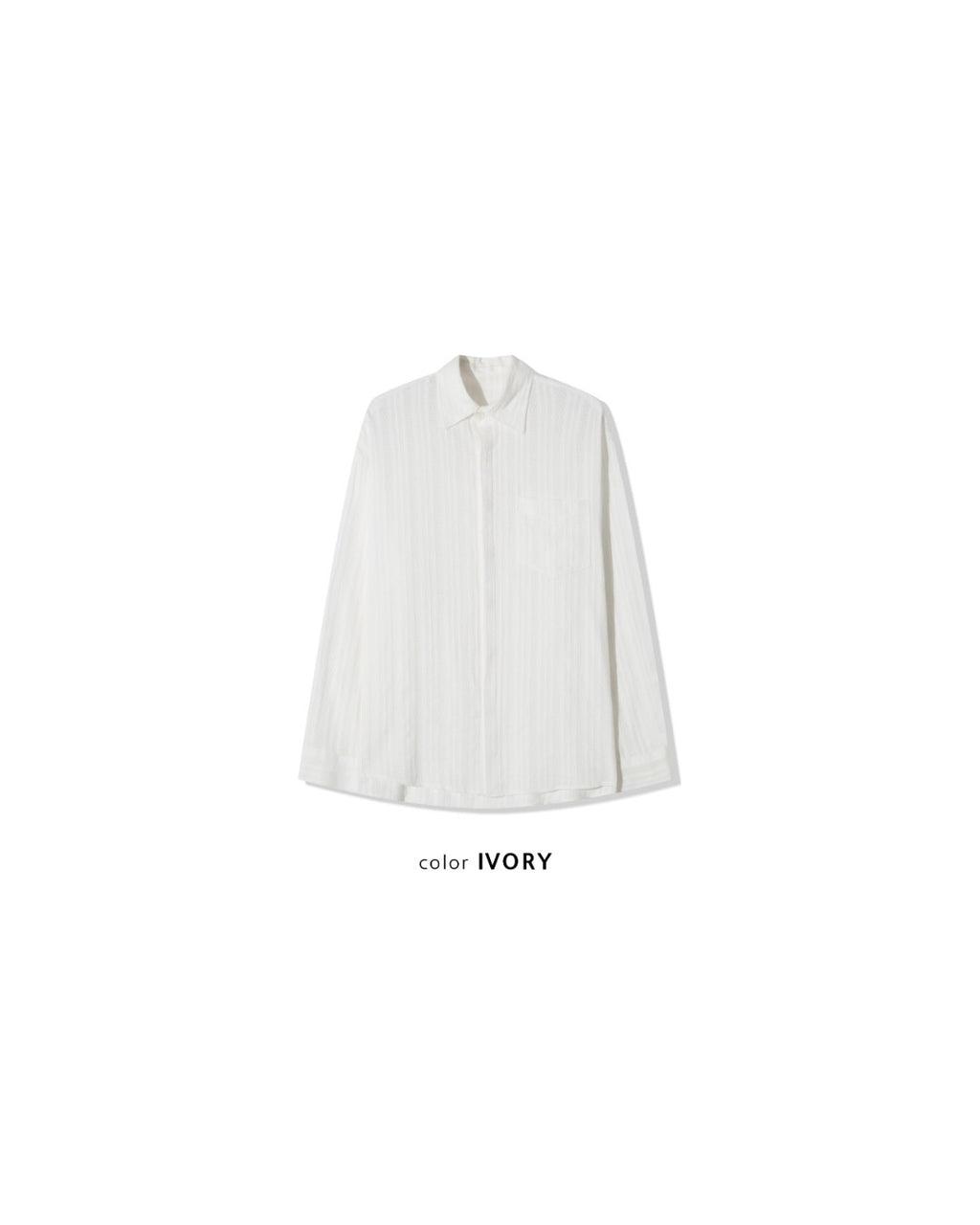 (UNISEX) Airy Lace Net Shirt