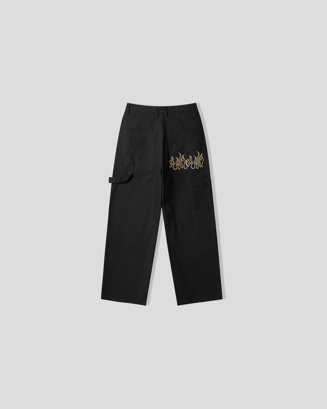 (UNISEX) Flame Double Knee Cotton Pants