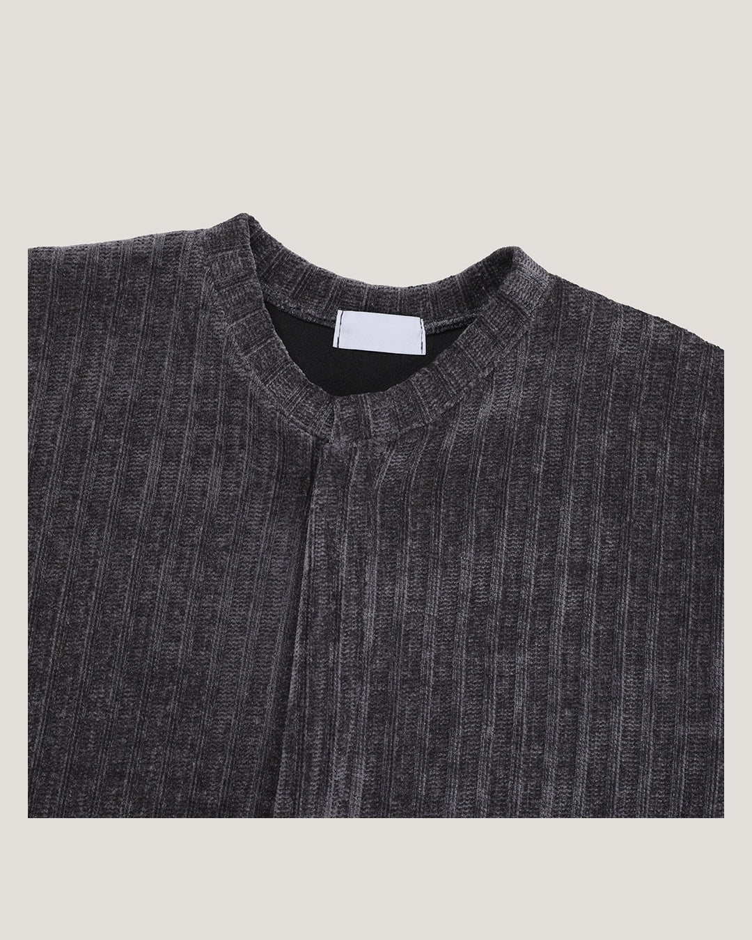 (UNISEX) Velour Crop Cardigan