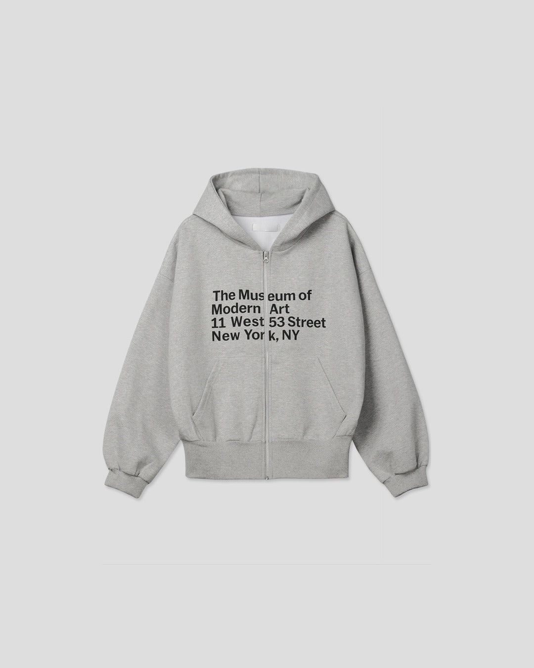 (UNISEX) Museum Bonded Hood Zip-Up