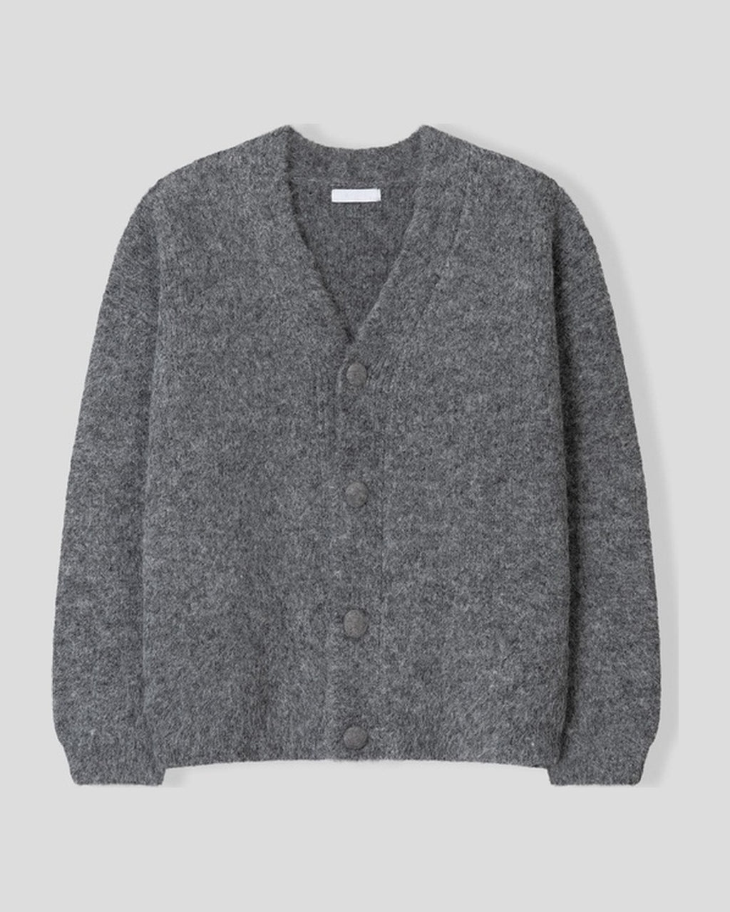 (UNISEX) Bulky Brush Wool Cardigan