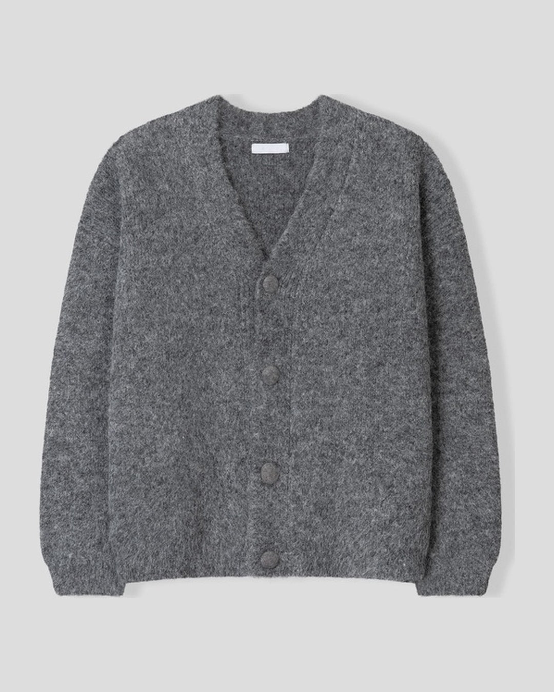 (UNISEX) Bulky Brush Wool Cardigan