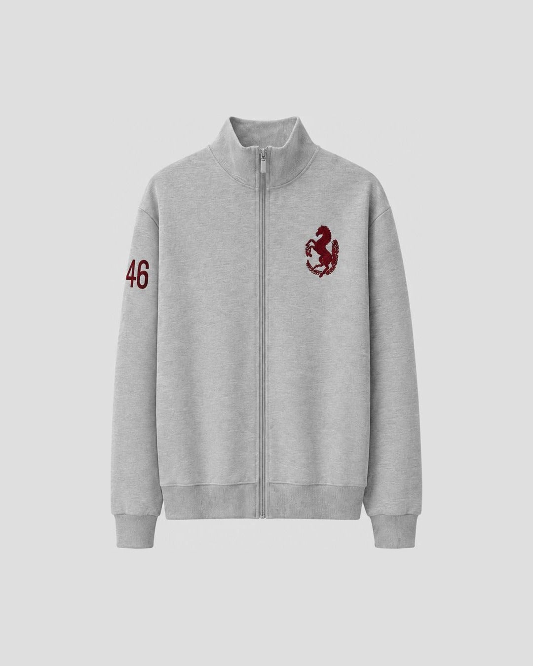 (UNISEX) 46 Horse Jersey Zip-up
