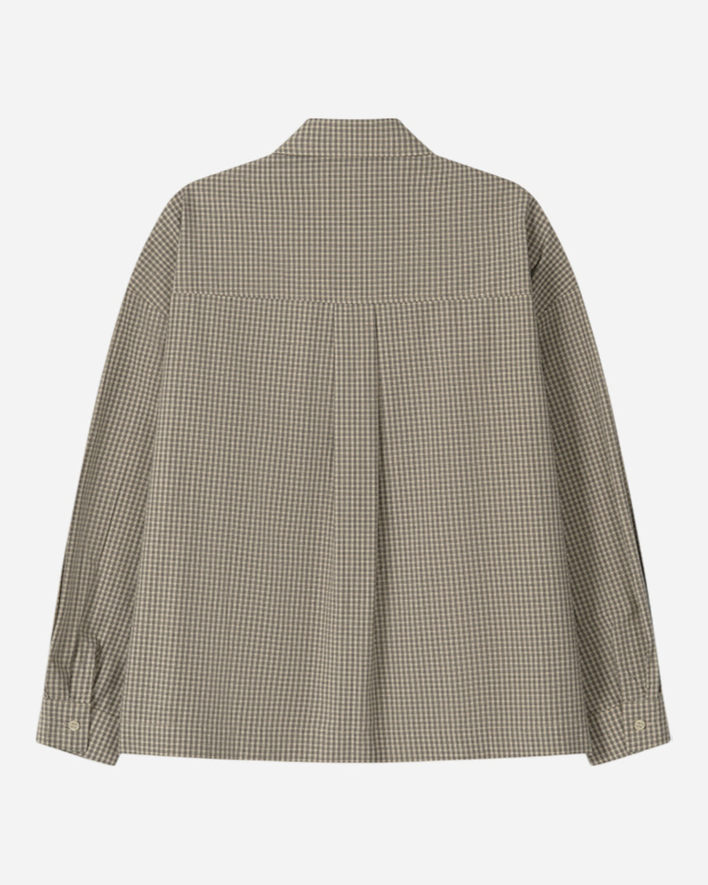 (UNISEX) Fireman Buckle Check Shirt
