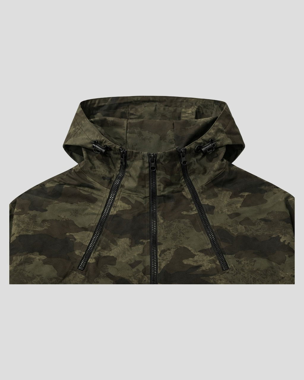 (UNISEX) Camo 3way Zip Hooded Jacket