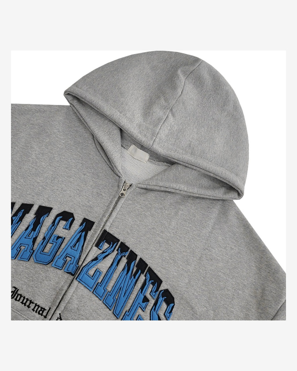 (UNISEX) Magazine Over Hood Zip-Up