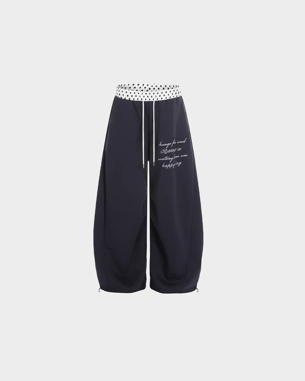 (W's) Dot Banding Wide Sweatpants