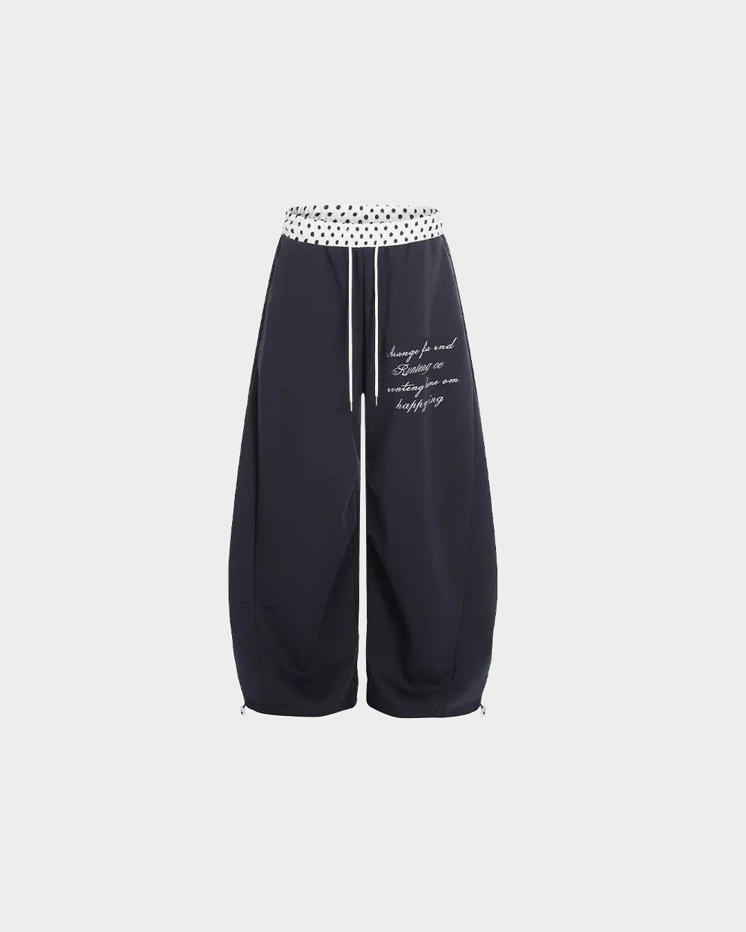 (W's) Dot Banding Wide Sweatpants