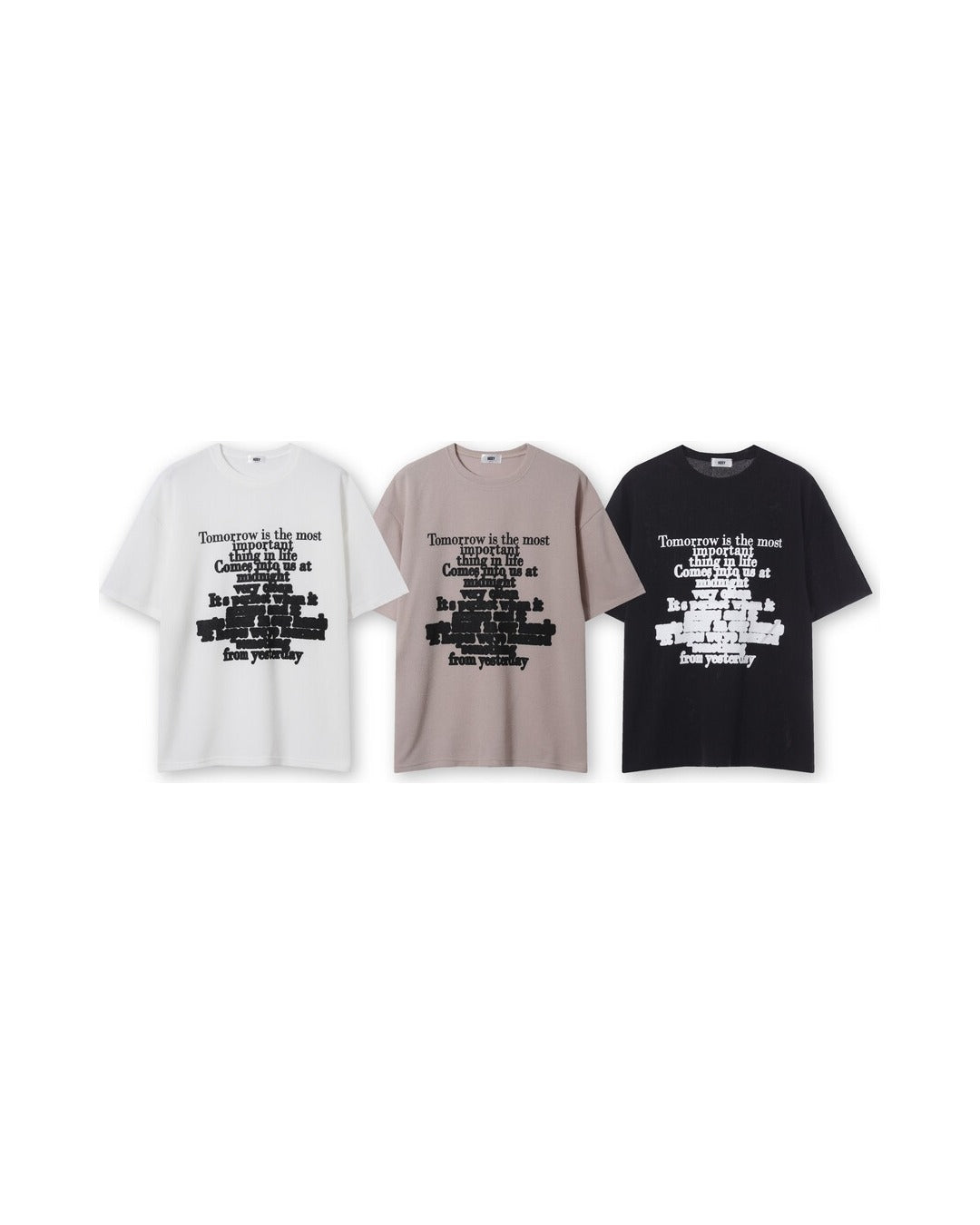 (UNISEX) Lettering Knit Short Sleeve