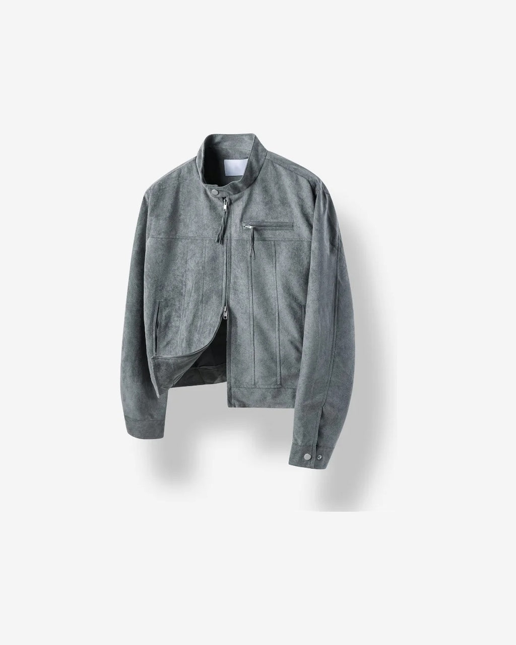 (UNISEX) Le Mans Biker Suede Crop Jacket
