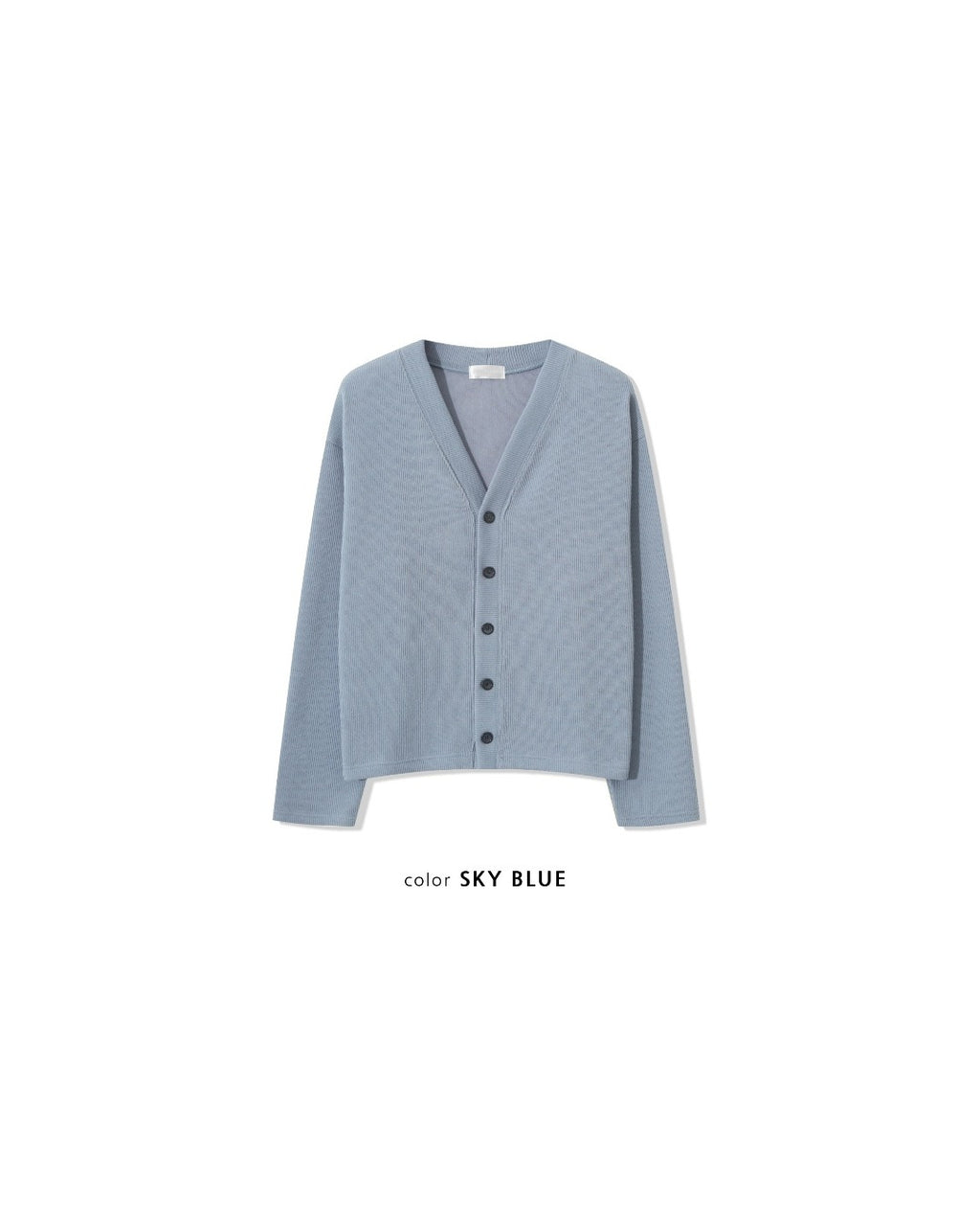 (UNISEX) Knitted V-Neck Cardigan